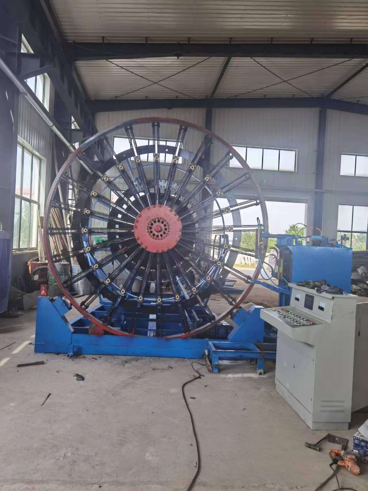 全自動鋼筋籠滾焊機